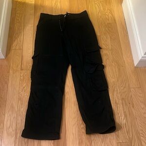 Black cargo pants